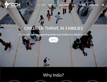 Tablet Screenshot of cch-india.com
